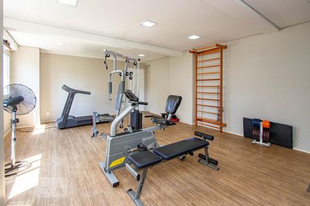 Apartamento para alugar com 39m², 1 quarto e 1 vaga Apartamento para alugar com 39m², 1 quarto e 1 vagaÁrea comum - Academia