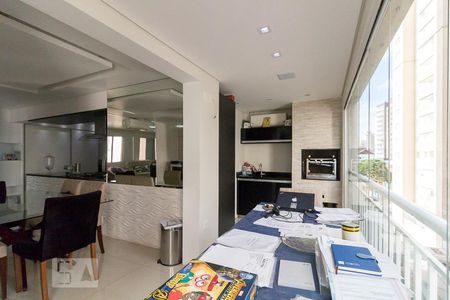 Varanda gourmet de apartamento à venda com 3 quartos, 115m² em Vila Santo Antônio, Guarulhos