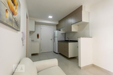 Sala e Cozinha de apartamento para alugar com 1 quarto, 31m² em Vila Palmeiras, São Paulo