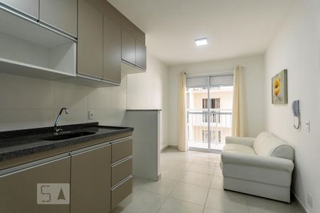 Sala e Cozinha de apartamento para alugar com 1 quarto, 31m² em Vila Palmeiras, São Paulo