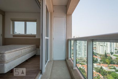 Varanda de apartamento para alugar com 1 quarto, 51m² em Brooklin, São Paulo