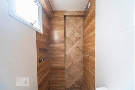 Banheiro de apartamento à venda com 1 quarto, 64m² em Jardim, Santo André