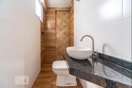 Banheiro  de apartamento à venda com 1 quarto, 64m² em Jardim, Santo André