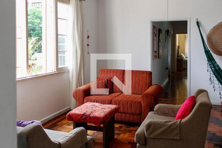 Sala de apartamento à venda com 3 quartos, 106m² em Petrópolis, Porto Alegre