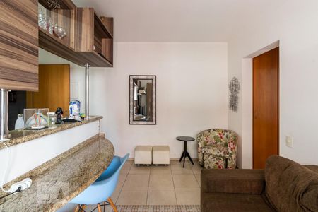 Sala de apartamento à venda com 1 quarto, 46m² em Vila Nova Conceição, São Paulo