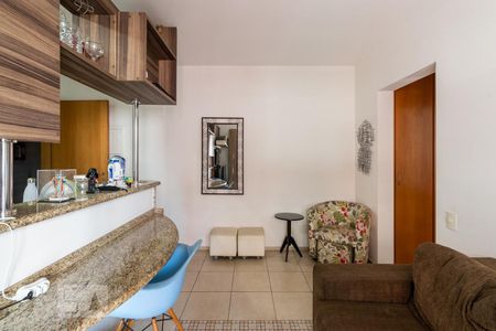 Sala de apartamento para alugar com 1 quarto, 46m² em Vila Nova Conceição, São Paulo