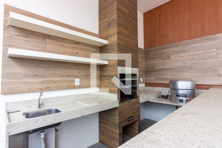 Apartamento à venda com 38m², 1 quarto e 1 vagaChurrasqueira