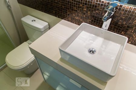 Studio para alugar com 35m², 1 quarto e 1 vaga Studio para alugar com 35m², 1 quarto e 1 vagaBanheiro - Detalhe