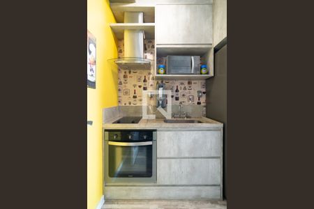 Cozinha de apartamento à venda com 1 quarto, 35m² em Consolação, São Paulo