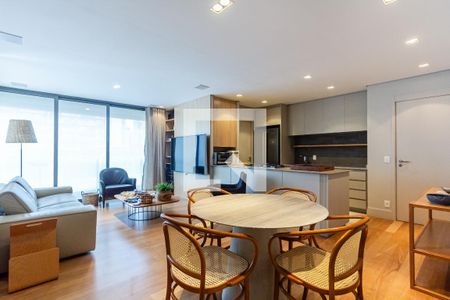 Sala de apartamento para alugar com 2 quartos, 81m² em Vila Olímpia, São Paulo