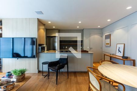 Sala de apartamento para alugar com 2 quartos, 81m² em Vila Olímpia, São Paulo