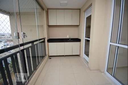Varanda da Sala de apartamento para alugar com 1 quarto, 46m² em Taguatinga Sul (taguatinga), Brasília