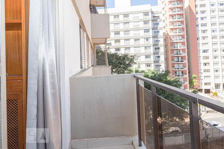 Varanda da Sala de apartamento para alugar com 1 quarto, 53m² em Consolação, São Paulo