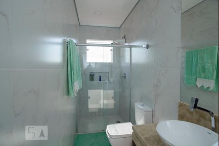 Banheiro da suíte de apartamento à venda com 3 quartos, 110m² em Santa Amelia, Belo Horizonte