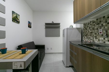 Sala / Cozinha de kitnet/studio para alugar com 1 quarto, 30m² em Parque da Mooca, São Paulo