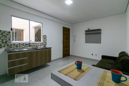 Sala / Cozinha de kitnet/studio para alugar com 1 quarto, 30m² em Parque da Mooca, São Paulo