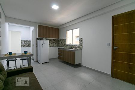 Sala / Cozinha de kitnet/studio para alugar com 1 quarto, 30m² em Parque da Mooca, São Paulo
