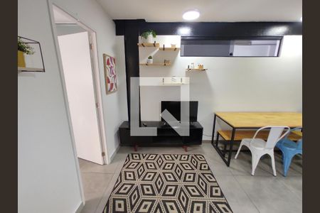 Sala de apartamento para alugar com 1 quarto, 54m² em Perdizes, São Paulo