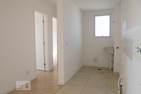 Cozinha e área de serviço de apartamento à venda com 2 quartos, 49m² em Estância Velha, Canoas