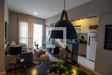 Sala de Jantar de apartamento à venda com 1 quarto, 46m² em Jardim Santo Amaro, São Paulo