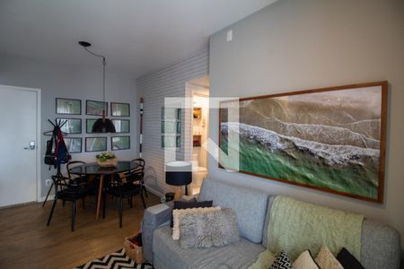 Sala de apartamento à venda com 1 quarto, 46m² em Jardim Santo Amaro, São Paulo