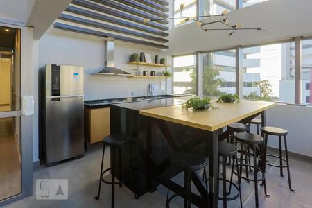 Studio à venda com 18m², 1 quarto e sem vagaSalão Terreo Gourmet