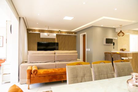 Sala de apartamento para alugar com 3 quartos, 108m² em Vila Augusta, Guarulhos