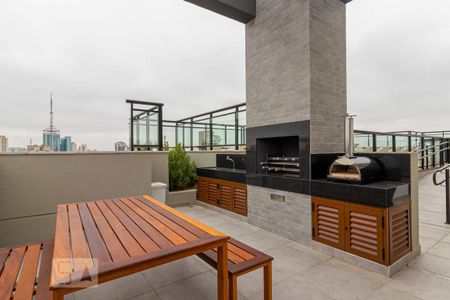 Studio para alugar com 26m², 1 quarto e sem vagaChurrasqueira