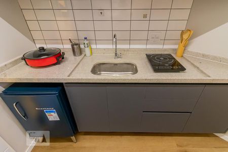 Studio para alugar com 26m², 1 quarto e sem vagaCozinha 