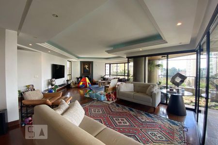 Sala de Estar de apartamento à venda com 4 quartos, 300m² em Paraíso do Morumbi, São Paulo