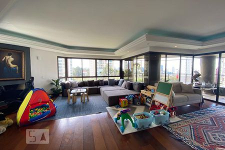 Sala de apartamento à venda com 4 quartos, 300m² em Paraíso do Morumbi, São Paulo