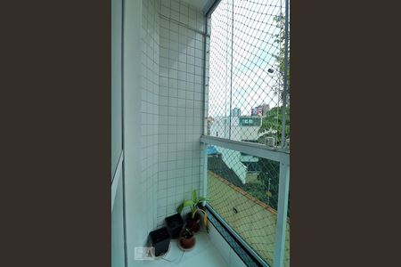 Varanda da Sala de apartamento à venda com 2 quartos, 59m² em Vila Guiomar, Santo André