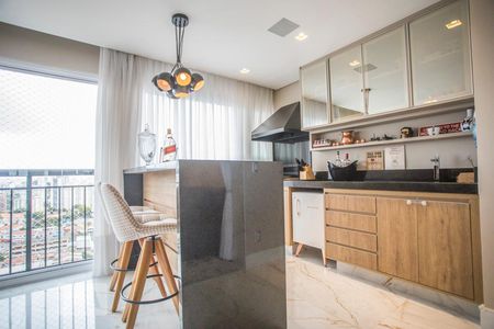 Varanda Gourmet de apartamento à venda com 3 quartos, 122m² em Jardim Brasil (zona Sul), São Paulo