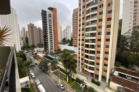 Vista da Sacada de apartamento à venda com 2 quartos, 83m² em Vila Andrade, São Paulo