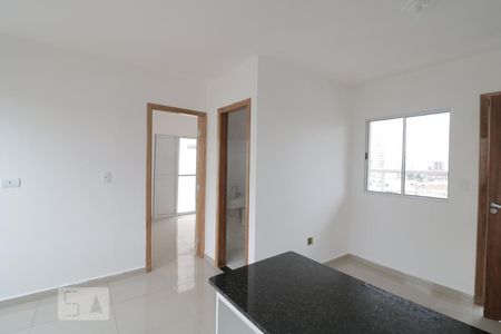 Sala e Cozinha  de apartamento à venda com 1 quarto, 37m² em Vila Carrão, São Paulo