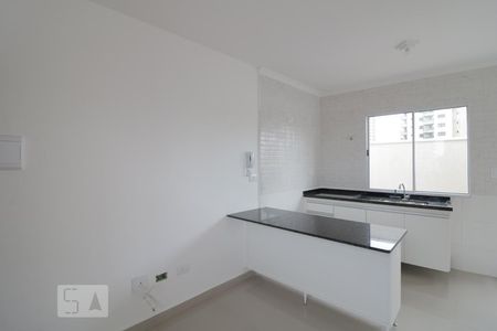 Sala e Cozinha  de apartamento à venda com 1 quarto, 37m² em Vila Carrão, São Paulo