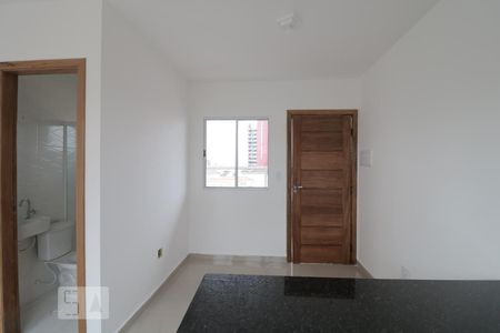 Sala e Cozinha  de apartamento à venda com 1 quarto, 37m² em Vila Carrão, São Paulo