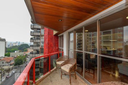 Sacada de apartamento à venda com 4 quartos, 175m² em Perdizes, São Paulo