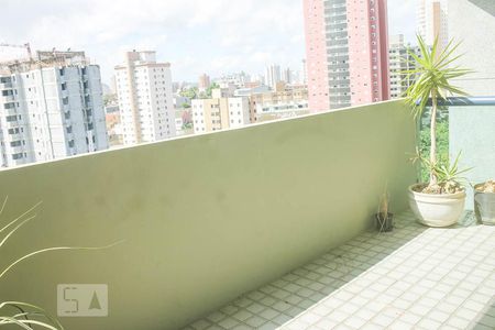 Varanda da Sala  de apartamento à venda com 4 quartos, 190m² em Vila Valparaíso, Santo André