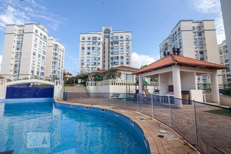 Detalhe piscina churrasqueiras de apartamento à venda com 3 quartos, 72m² em Cavalhada, Porto Alegre