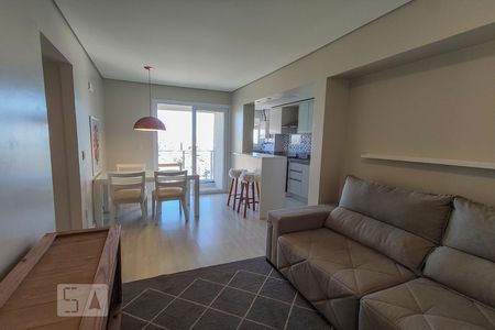 Sala de Estar/ Sala de Jantar de apartamento para alugar com 1 quarto, 73m² em Centro, Novo Hamburgo