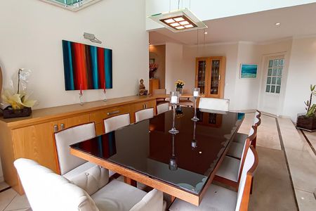 Sala de jantar de casa de condomínio à venda com 4 quartos, 500m² em Alphaville, Santana de Parnaíba