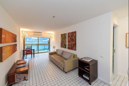 Sala de apartamento à venda com 1 quarto, 65m² em Lagoa, Rio de Janeiro