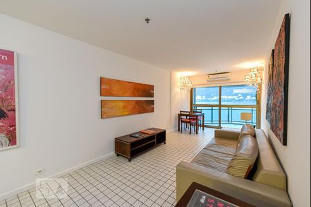 Sala de apartamento à venda com 1 quarto, 65m² em Lagoa, Rio de Janeiro
