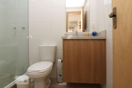 Apartamento à venda com 45m², 1 quarto e sem vaga Apartamento à venda com 45m², 1 quarto e sem vagaBanheiro da Suíte