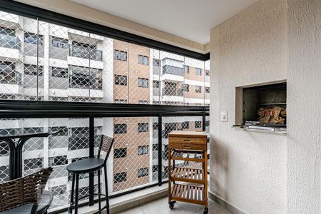 Sacada com churrasqueira de apartamento para alugar com 2 quartos, 66m² em Cristo Rei, Curitiba