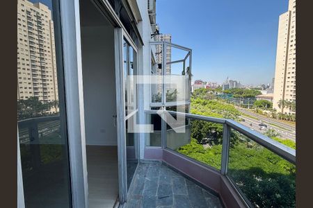Sacada de apartamento à venda com 1 quarto, 46m² em Vila Clementino, São Paulo