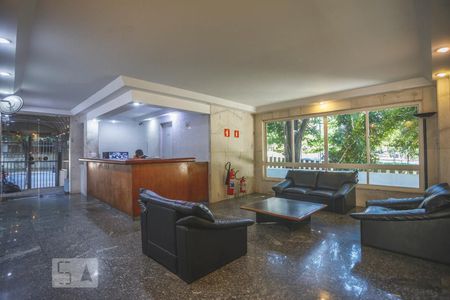Apartamento para alugar com 46m², 1 quarto e 1 vagaHall social