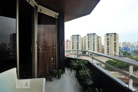 Varanda da Sala 1 de apartamento à venda com 3 quartos, 244m² em Vila Gilda, Santo André