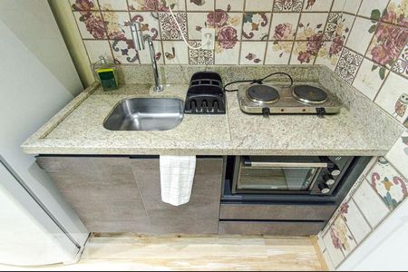 Studio para alugar com 22m², 1 quarto e sem vaga Studio para alugar com 22m², 1 quarto e sem vagaCozinha